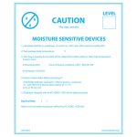 Moisture Sensitive Device Label Blue - Antistat