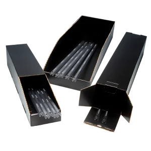 Corstat Bin Boxes - Group Photo, boxes containing IC tubes - Antistat