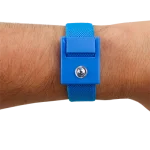 Hypoallergenic Fabric ESD Wrist Strap - 4mm or 10mm Male Stud - Image 3