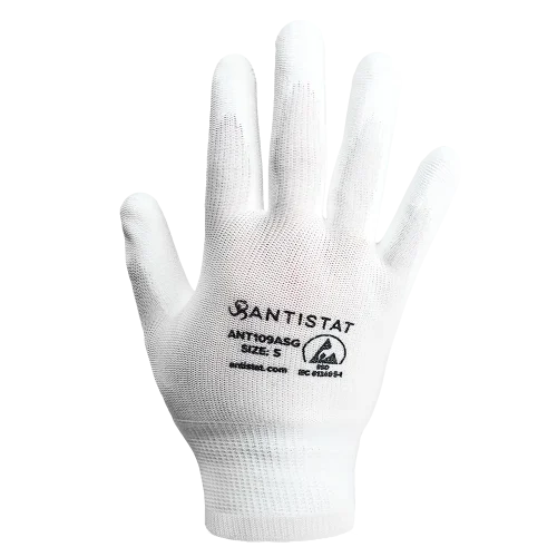 ESD PU Palm Gloves - Nylon - Image 2