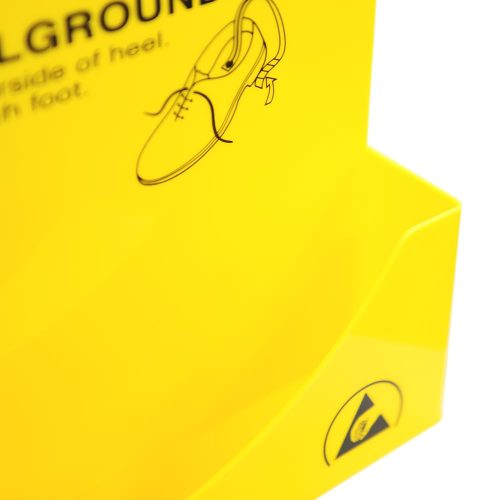 Disposable Heel Ground Dispenser - Detail - Antistat