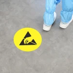Large ESD Floor Sign – 32cm diameter - Image 2