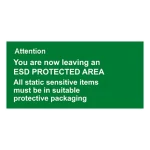 EPA Protective Area Exit Signs – Self-Adhesive - Image 2
