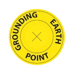 ESD Common Grounding Point Label