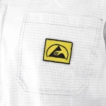 ESD Lab Coat - close up pocket - Antistat