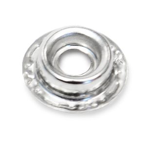 Press Stud Set - 1/3 of the set, Silver 10mm Male Stud