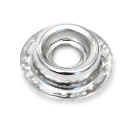 Press Stud Set - 1/3 of the set, Silver 10mm Male Stud