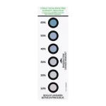 Humidity Indicator Card - 6 Spot Cobalt Free - Antistat