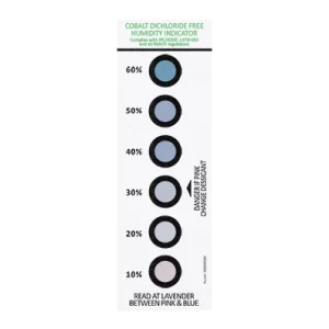 Humidity Indicator Card - 6 Spot Cobalt Free - Antistat