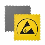 ESD Interlocking floor tile - X Joint - Antistat