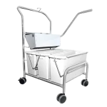 Triple Bucket Mopping System - White