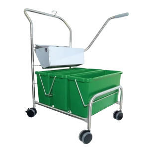 Triple Bucket Mopping System - Green