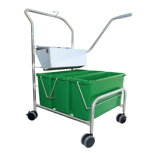 Triple Bucket Mopping System - Green