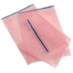 Pink antistatic bubble bags