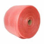 Pink Antistatic Bubble Wrap Roll