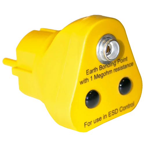 Earth Bonding Plug 10mm Stud - 1MΩ Resistor (UK/EU) - Image 2