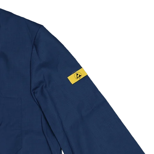 Dark Blue ESD Lab Coat - S, M, 2XL - Image 2