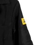 Black ESD Lab Coat - XS - Image 2