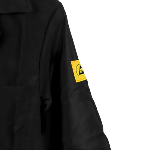 Black ESD Lab Coat - XS - Image 2